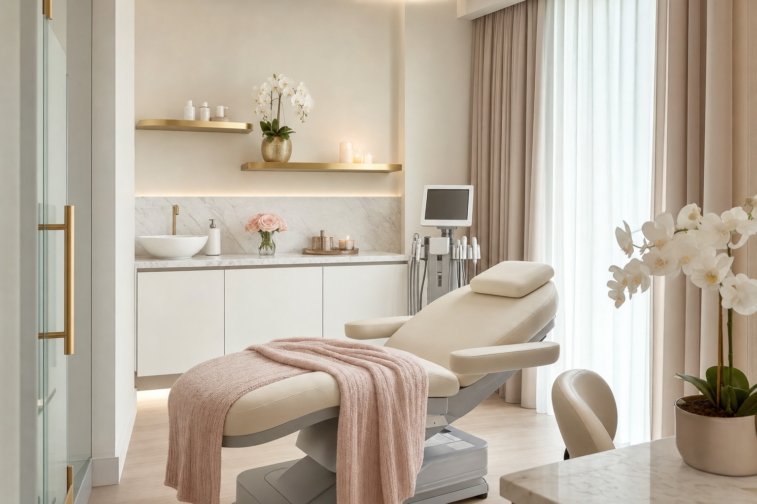 Lumière Aesthetics med spa demo website preview