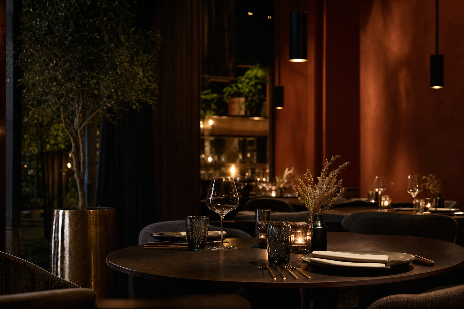 Ember & Oak restaurant demo website preview